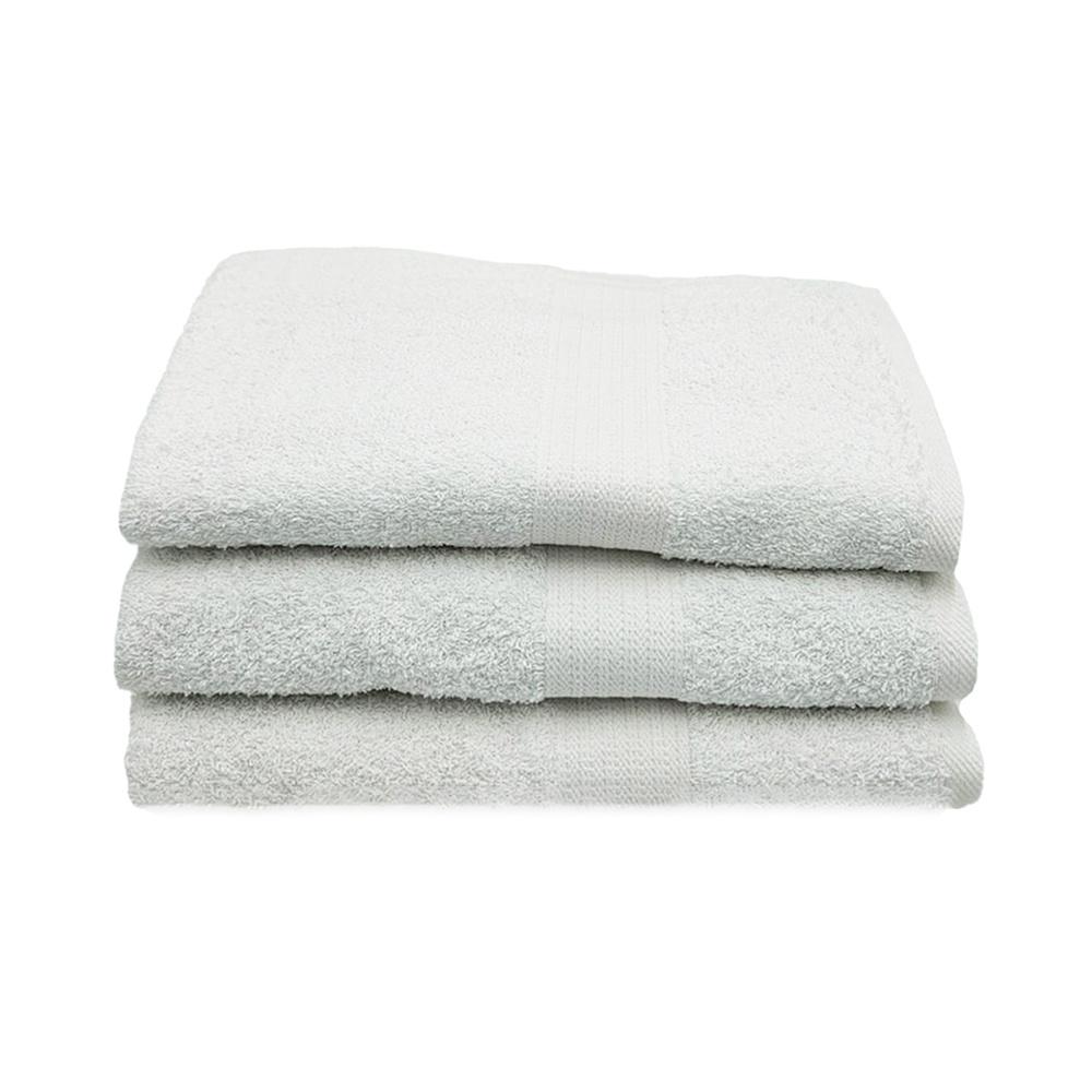 Eqyptian Collection Towel 440gsm Bath Towel Pack Of 3 White LEROY