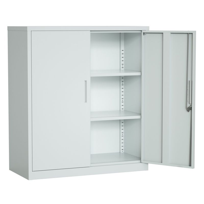 Steel Swing Door Small Size Filing Cabinet Storage Cupboard With Lock