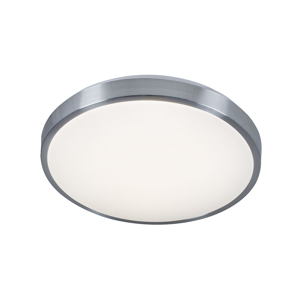 Eurolux Power Led Ceiling Light Mm Silver Rim Leroy Merlin