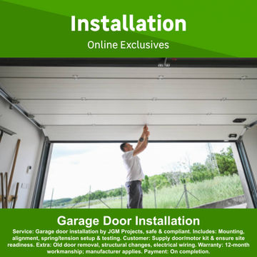 Garage Doors Installation JGM Projects