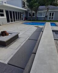 Paving including stepping stones coble stones and normal pavers