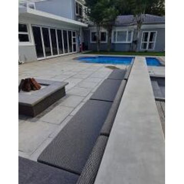 Paving including stepping stones coble stones and normal pavers