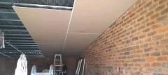 ceilings and bulh heads and dywall partitioning