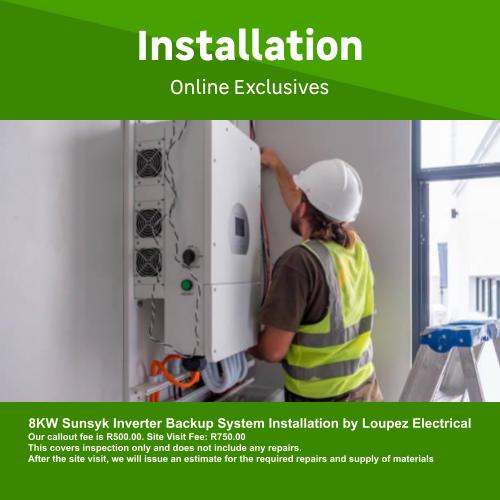 8KW Sunsyk Inverter Backup System Installation by Loupez Electrical