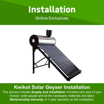 Solar geyser installation by AF SOLAR