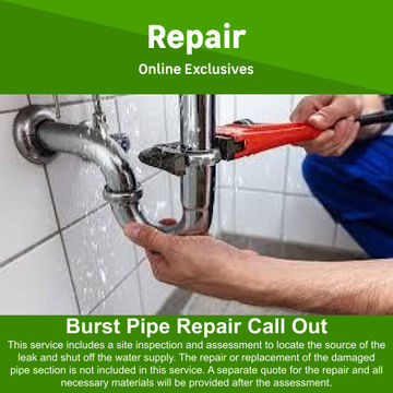 Burst Pipe Repair Callout By Farrissanan Building Construction
