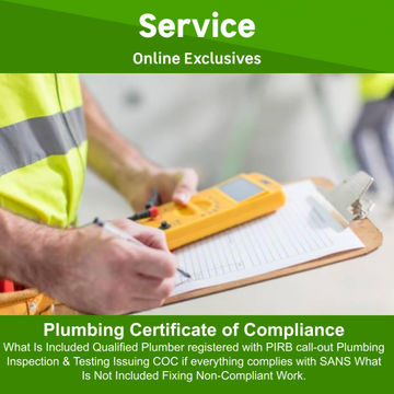Plumbing Certificate of Compliance by Farrissanan Building Construction