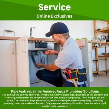 Pipe leak repair by AssuredAqua Plumbing Solutions