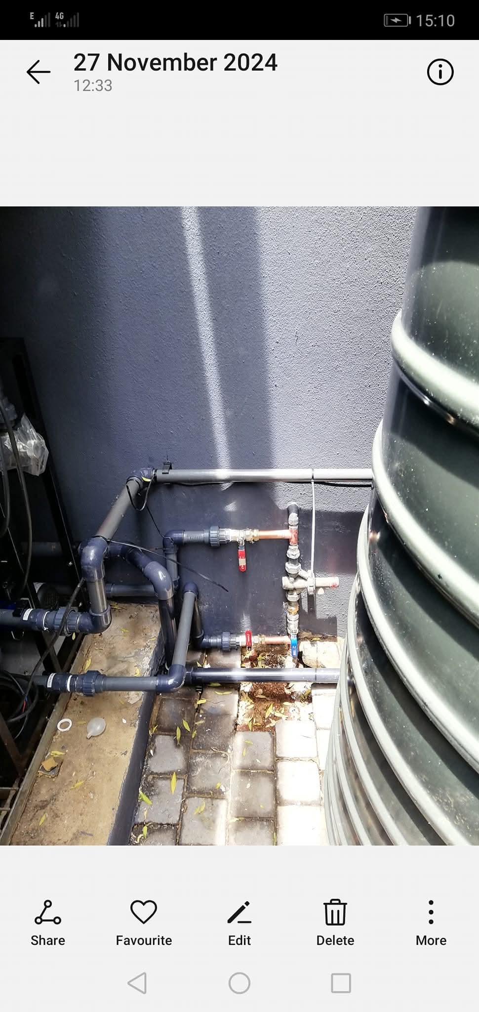 Municipal Water BackUp Storage by Amakhosi Plumbing