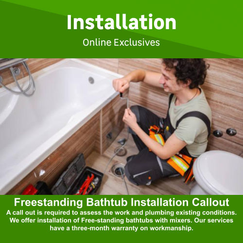 Free standing bathtub Installation callout by MapcCon Enterprise