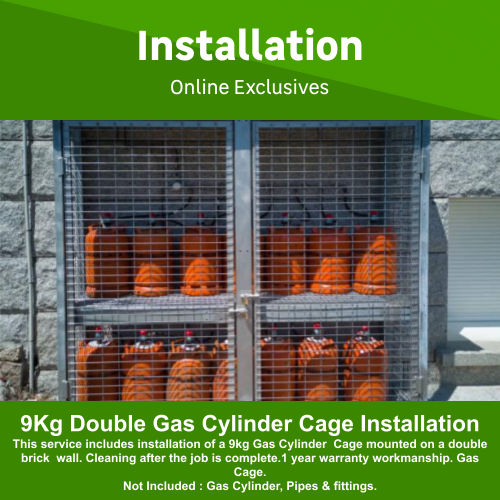 Double 9Kg Gas Cylinder Cage Installation By Asecss