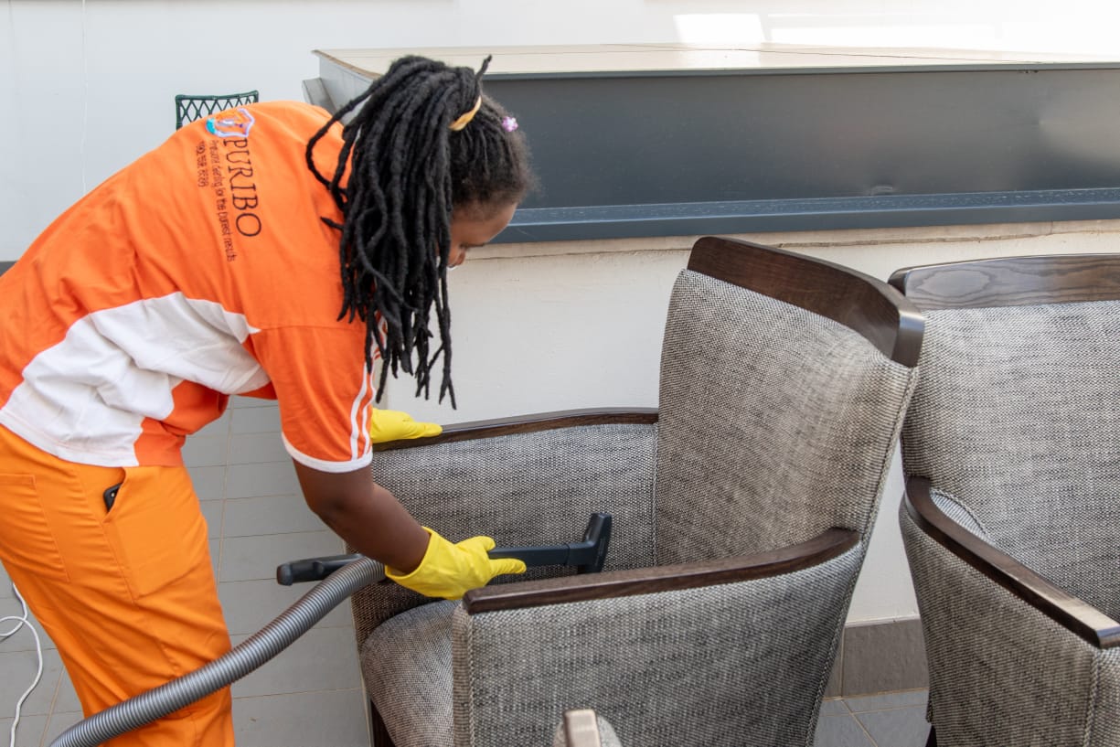Upholstery cleaning callout by Puribo Cleaning