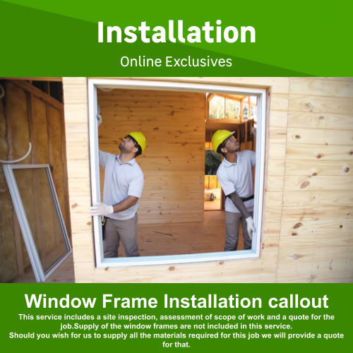 Window Frame Installation Callout by Siza Bantu