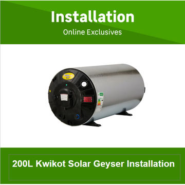 200L Kwikot Solar Geyser Installation by Newlook Property Services Qualified Solar Geyser Installers