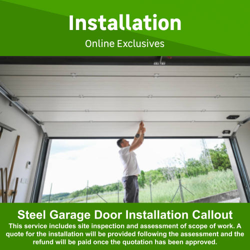 Steel garage door installation Callout by Monyem Holdings