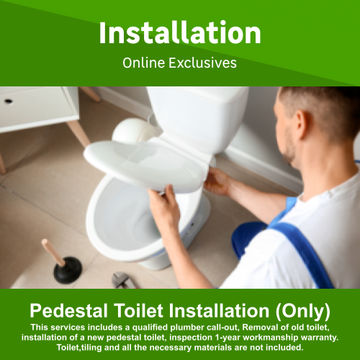 Pedestal Toilet Installation by Juspropa