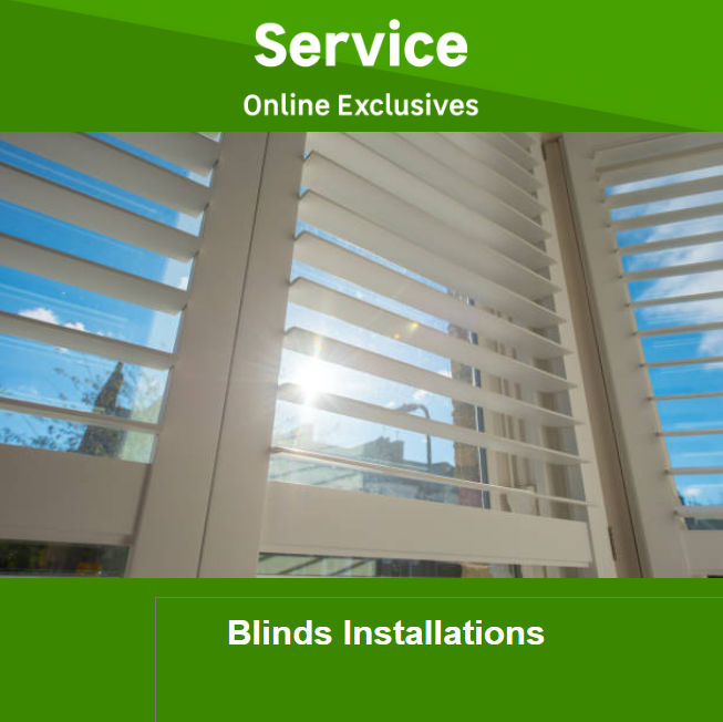 Blinds installation by Newlook Property Services