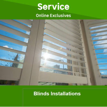 Blinds installation by Newlook Property Services