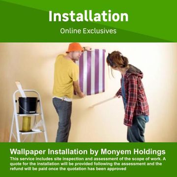 Wallpaper installation by Monyem Holdings