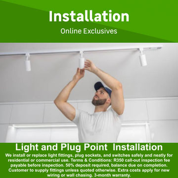 Light and Plug Point Installation by ORA Energy Intelligence