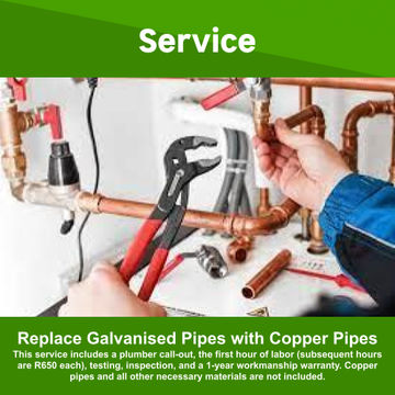 Replace Galvanised Pipes with Copper Pipes by Juspropa