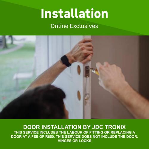 DOOR INSTALLATION BY JDC TRONIX