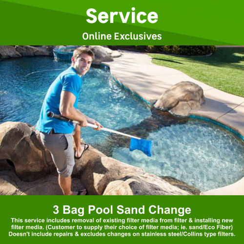 3 Bag Sand Change by Complete Pool Wholesalers