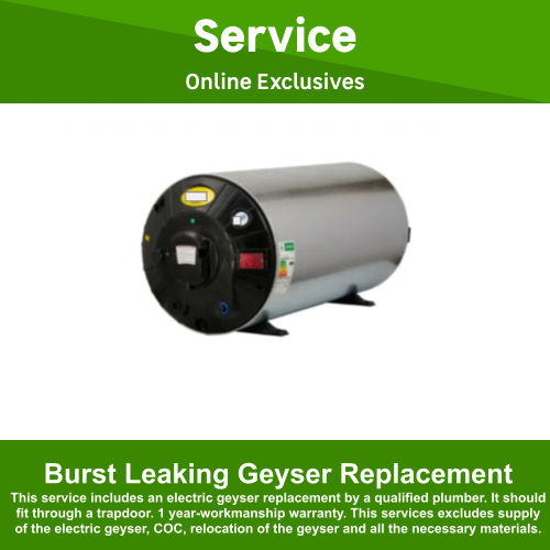 Burst Leaking Geyser Replacement by Juspropa