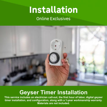Geyser Timer Installation by Juspropa