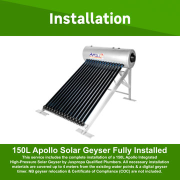 20 Evacuated Tube Solar Collector Installation by Juspropa Qualified Solar Geyser Installers