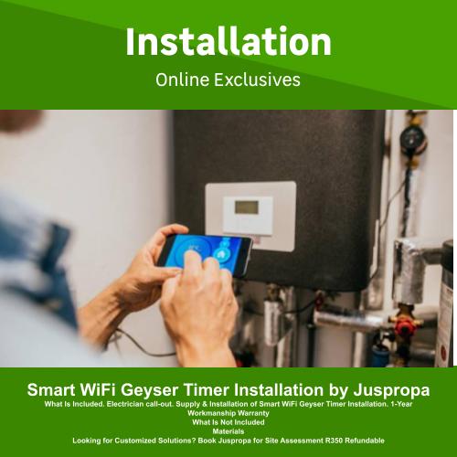 Smart WiFi Geyser Timer Installation by Juspropa