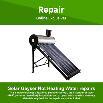 Solar Geyser Not Heating Water Repairs by Juspropa