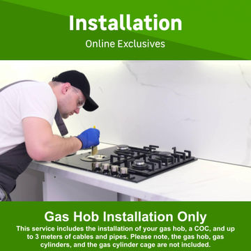 Gas hob installation only by Monyem Holdings