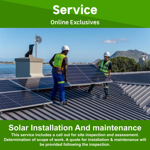 Solar Installations and Maintenance by JJ Consultants and Associates