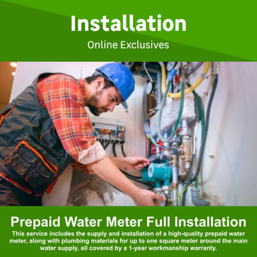 Prepaid Water Meter Fully Installed by Juspropa