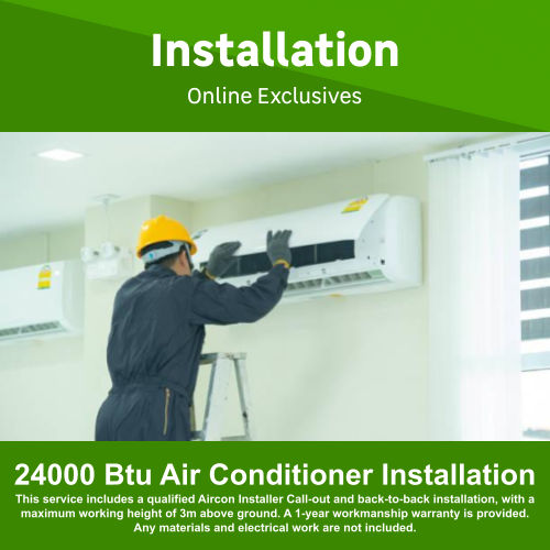 24000 Btu Air Conditioner Installation by Juspropa