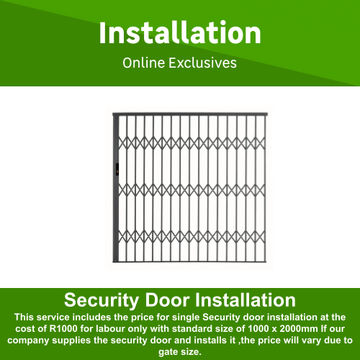 Security Door Installation by Nsuku Show