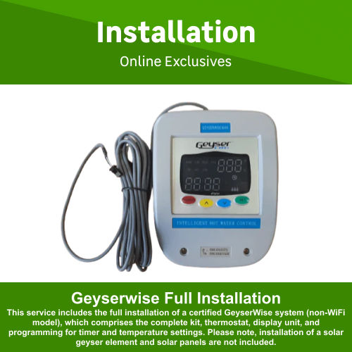 Geyserwise Fully Installed by Juspropa