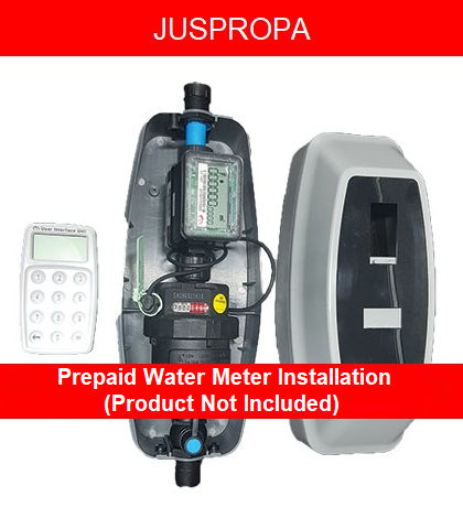 Prepaid Water Meter Installation by Juspropa