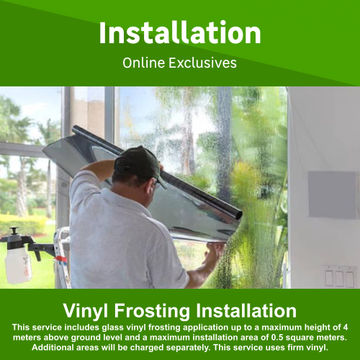 Vinyl Frosting Installation by Juspropa