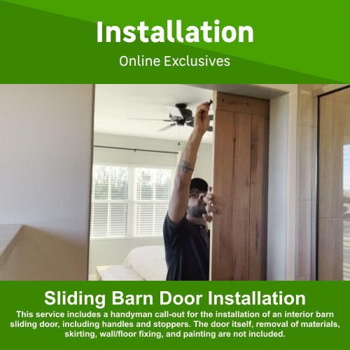 Sliding Barn Door Installation by Juspropa