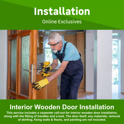 Interior Wooden Door Installation by Juspropa