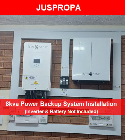 8kva Inverter Installation by Juspropa