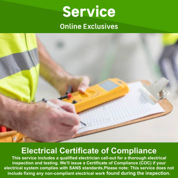 Electrical Certificate Of Compliance COC