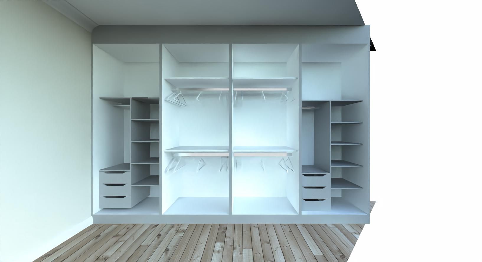 Callout for Custom Bedroom Cupboard Design with Ntane Entities and Projects