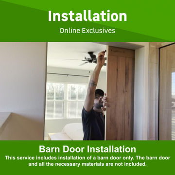 Barn door installation by Bluelight Renovation