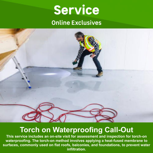 Call Out fee for torch on waterproofing by Bluelight Renovation