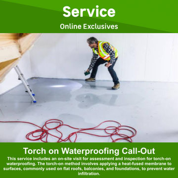 Call Out fee for torch on waterproofing by Bluelight Renovation