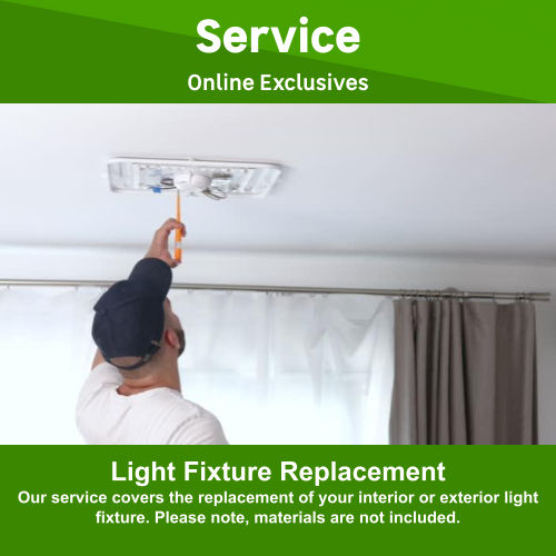 Light fixture replacement by Jachman Electrical Jachman Electrical