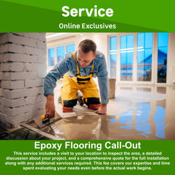 Call Out fee for epoxy floor and walls by Bluelight Renovation